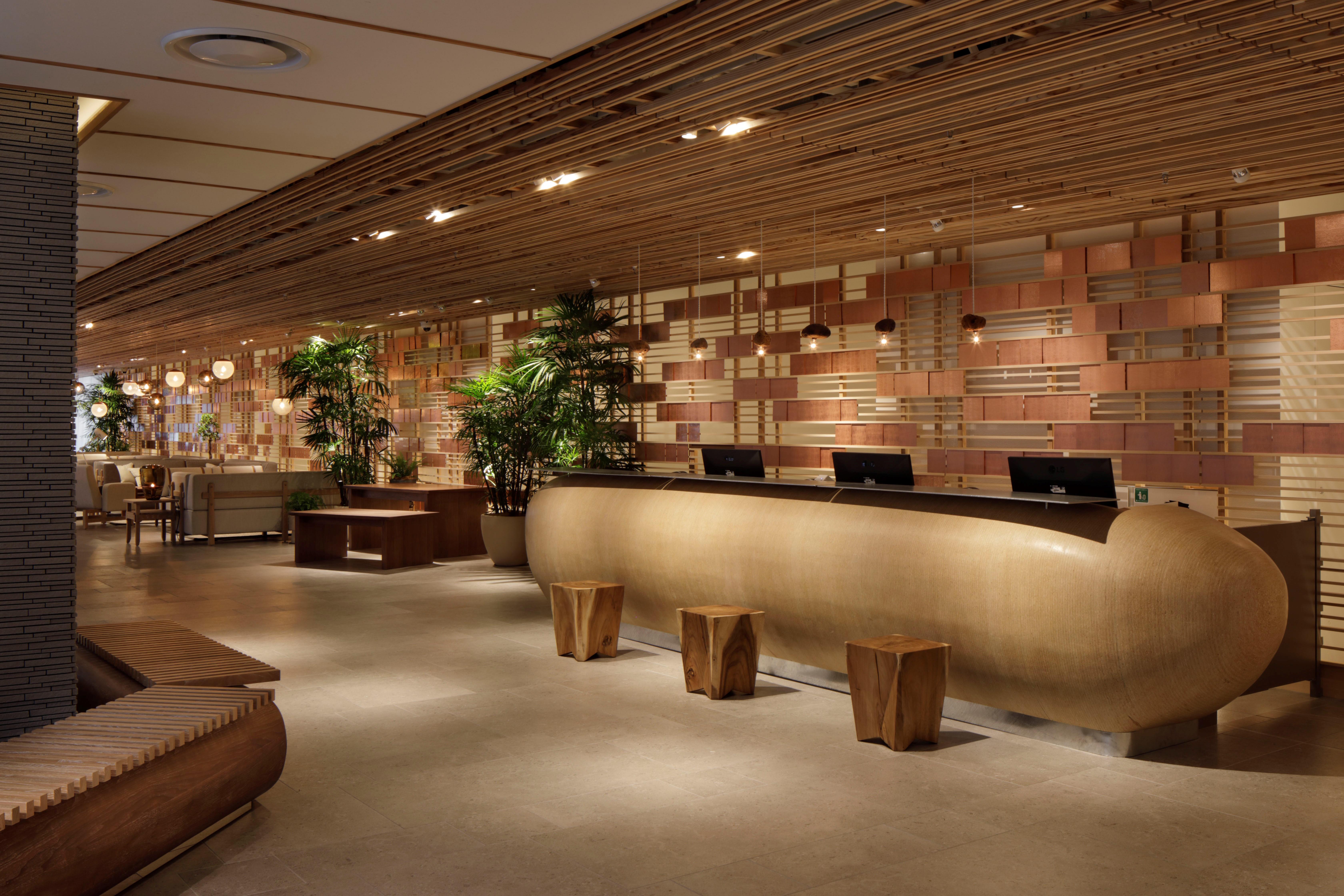 Good Nature Hotel Kjóto Exteriér fotografie The lobby of the hotel