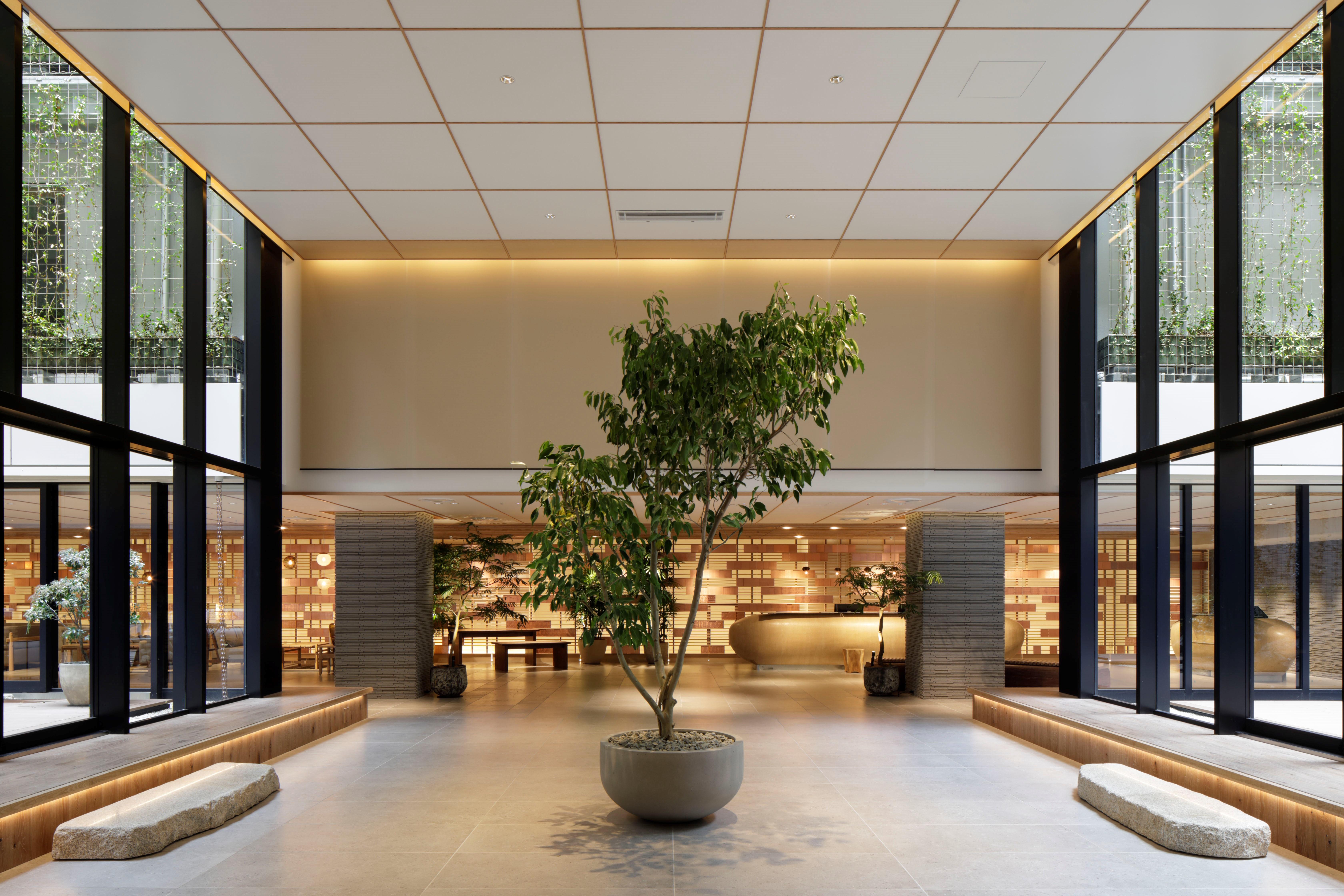 Good Nature Hotel Kjóto Exteriér fotografie The lobby of the hotel